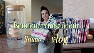 Semaine intense : maladie, com’ & remise à jour de la boutique !