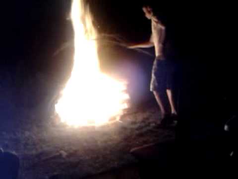 Barbecue and party, Huge campfire ;x with my brother etc