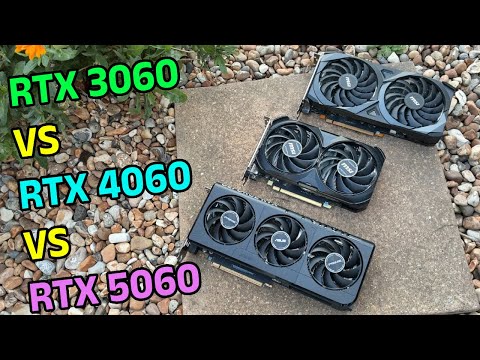 RTX 3060 vs 4060 vs 5060 in 2025