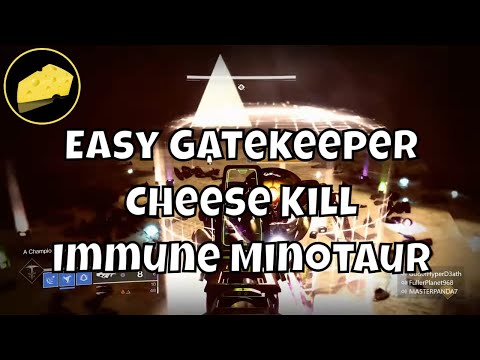 Easy Gatekeeper Cheese - Kill Immune Minotaur Glitch