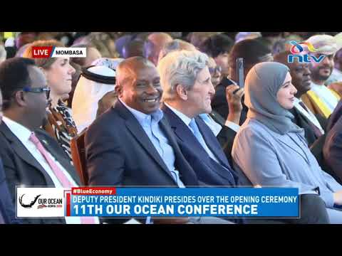 Mombasa Governor Abdulswamad Nassir opening remarks during the 11th Our Ocean Conference