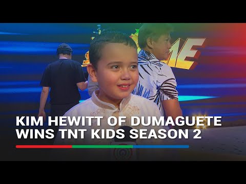 Kim Hewitt of Dumaguete wins TNT Kids Season 2