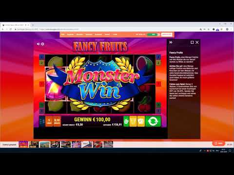 Fancy Fruits Gamomat Slot mit Monster Win 200x Einsatz