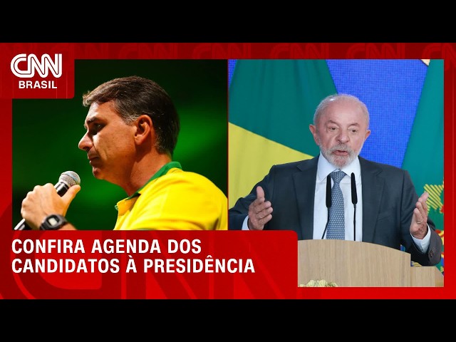 Eleições 2026: Flávio grava campanha e Lula participa de atos no Nordeste nesta terça| CNN NOVO DIA