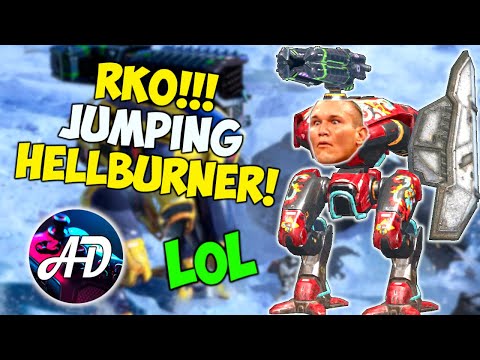 RKO!!! JUMPING HELLBURNER With FREEZE, LOCKDOWN & SUPPRESION - War Robots Remastered Mk2 WR Gameplay