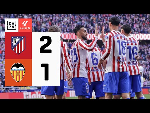 Estadísticas Atlético de Madrid vs Valencia, Primera División Jornada 16