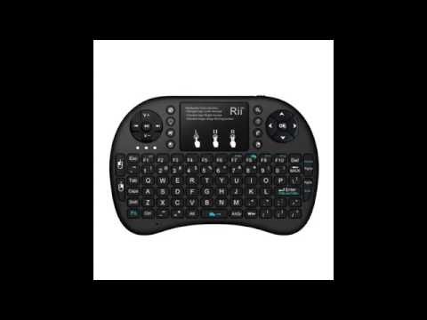 Rii mini i8+ Wireless Backlit Keyboard 2.4G RF Qwerty Touchpad By ElectricTurtles