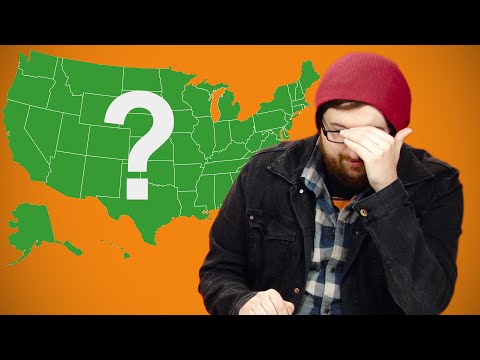 Irish People Try To Identify The American States Video