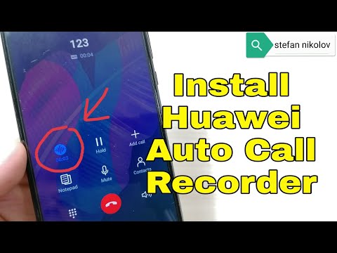 How to Install Call Recorder, All Huawei Phones Android 10.1.