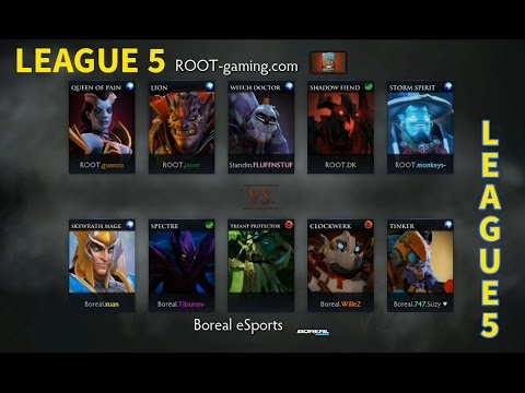 Boreal esports vs Root Gaming - Dota 2 League 5