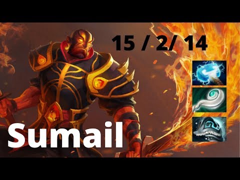 Sumail Ember Spirit Full Gameplay with Ritsu (50K damage) Dota2 TV