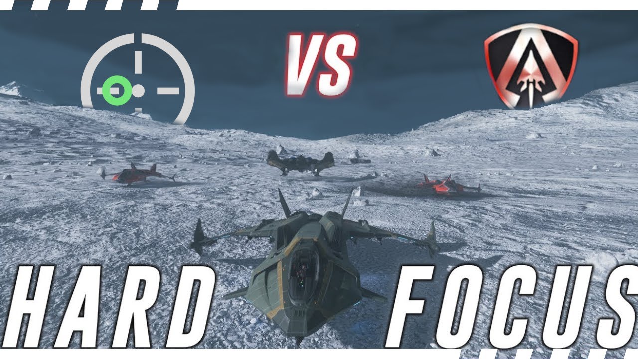 Hard Focus - Too Linear VS Terada Team - Star Citizen Dogfight PvP 4v4  - 3.8.2