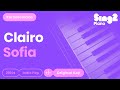 Clairo - Sofia (Piano Karaoke)
