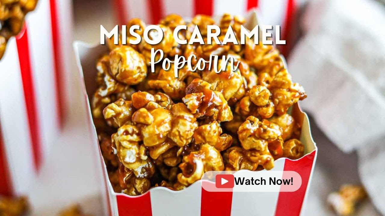 Miso Caramel Popcorn