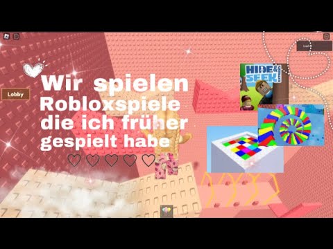 Wir spielen Robloxspiele, die ich früher gespielt habe!
