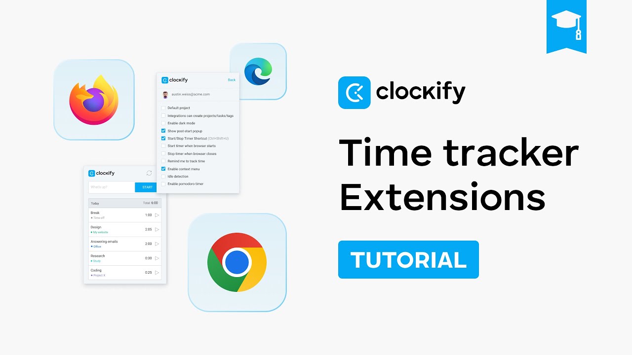 Time Tracker for Chrome & Firefox | Clockify Tutorial (2024)