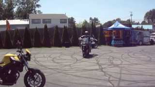 preview picture of video 'Chris Teach McNeil stunt riding at Max BMW's NH location, 6/1/2013'
