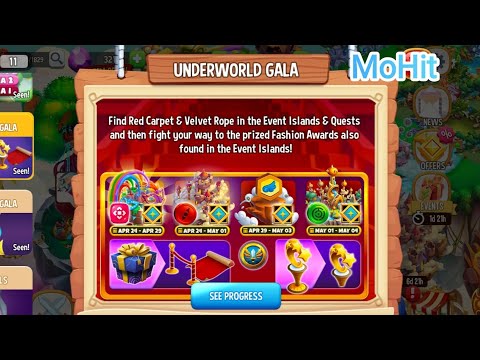 Dragon City new Underworld Gala event....... 🐲