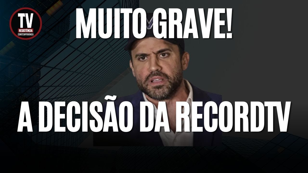 MUITO GRAVE! A DECISÃO DA TV RECORD SOBRE PRÓXIMO DEBATE! (25/9/2024)