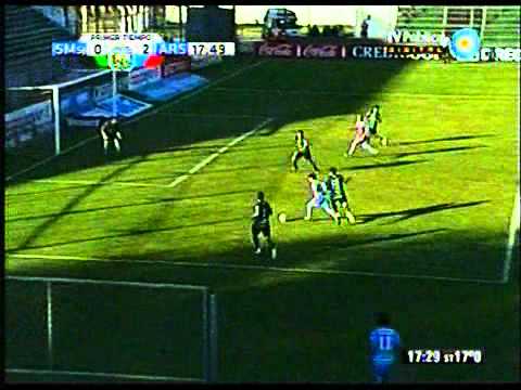Gol Damián Pérez - Arsenal 2-0 San Martín - Torneo Clausura