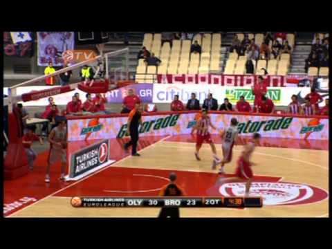 EuroLeague 2010 Week 7 highlights Olympiacos - Brose Baskets