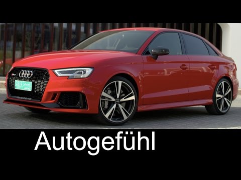 Audi RS3 Facelift Sportback & Saloon Preview Exterior/Interior Sound