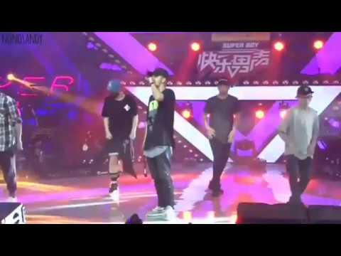 'Super Boy' BTS - Show Lo rehearsing [ENG SUB]