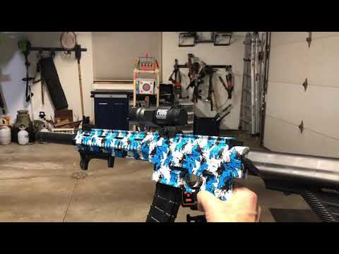 Demo with FPS & RPS Testing - RICEHUSK M416 Gel Ball Blaster