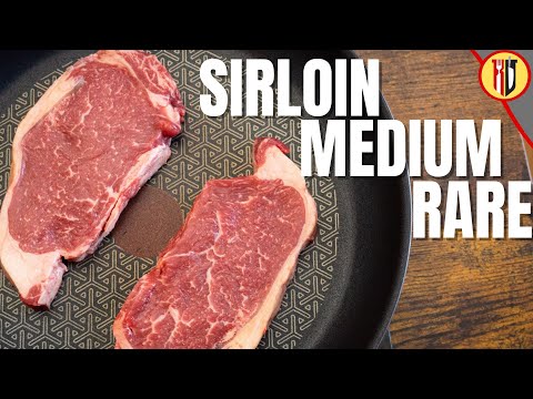 How to cook Sirloin Steak in the pan - Medium Rare
