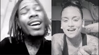 Fetty Wap and Khelani showing off their VOCALS!! NO AUTOTUNE!