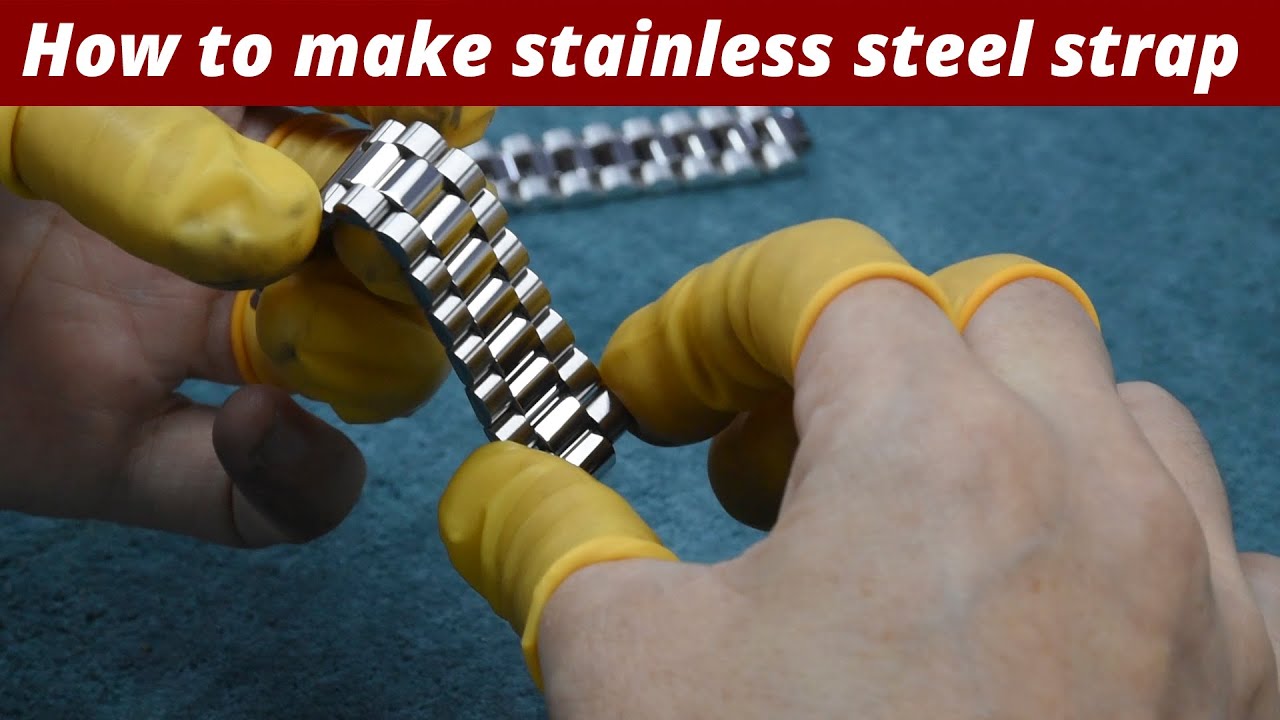 Watch video How to make stainless steel watch strap Now How to make stainless steel watch strap