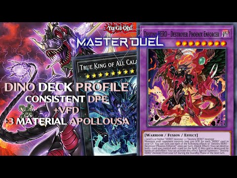 GOD TIER DPE DINOS WITH CALAMITIES! | This deck is truly degenerate.. | Yu-Gi-Oh Masterduel
