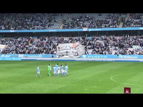 Malmö FF supportrarnas bussprotest mot AFC Eskilstuna 1/7 2017