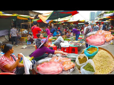Chhbar Ampov Market In The Evening - Phnom Penh Street Food Tour