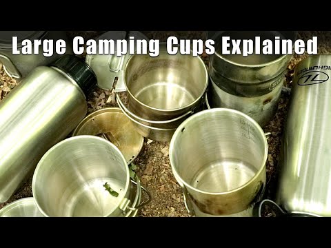 Large Camping Cups and their Benefits - STANLEY, Pathfinderm GSI, Tomshoo etc)