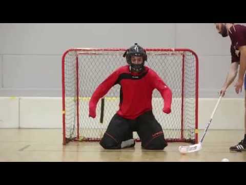 XTRA-Reporter wird zur Floorball-Zielscheibe!