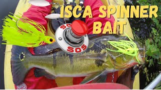 isca spinner bait SALVOU a pescaria de tucunar, pescaria de caiaque, Rio Jacupe