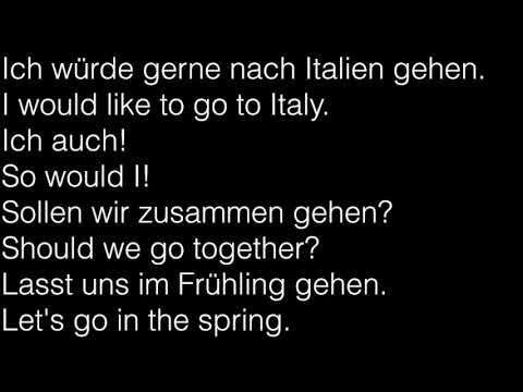 Learn German Conversation : Meeting People - German Only Audio