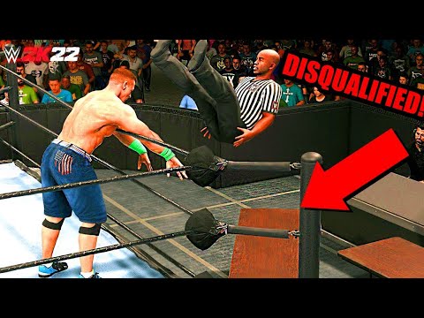 WWE 2K22 Fun Ways TO Get Disqualified