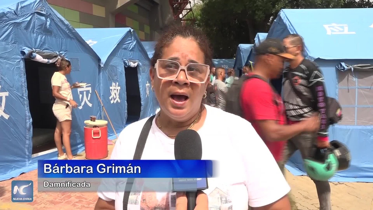Afectados por sismos en Venezuela agradecen ayuda humanitaria de China