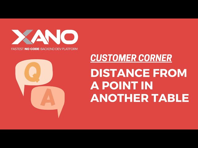 Calculating distance by pulling a location from a different table