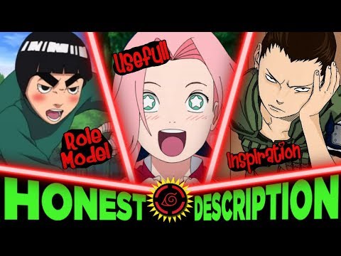 The Naruto Konoha 11 - Honest Anime Descriptions Video