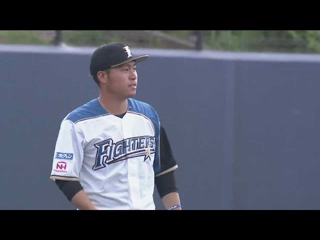 【ファーム】ファイターズ・今井 3塁線を抜けそうな当たりをアウトにするファインプレー!! 2021/5/15 F-L(ファーム)