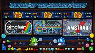 Battle of the Arcade Ports - Bubble Bobble - Amstrad CPC - Commodore 64 - Zx Spectrum