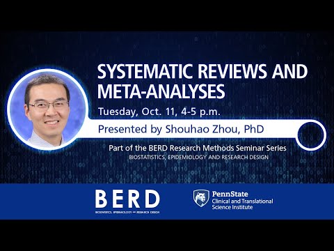 Systematic Reviews and Meta-analyses