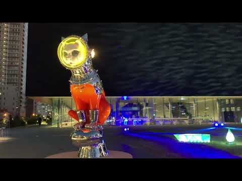 大阪中之島美術館のイルミネーション！