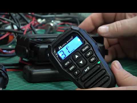Midland M5 UK CE-MultiNorm CB radio (mobile) - On The Air test