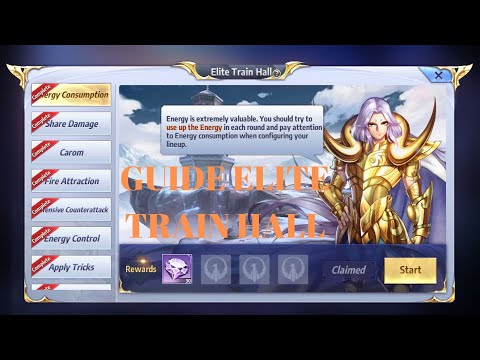 Saint Seiya Awakening : Cara Menyelesaikan Elite Train Hall..!! Guide Elite Train Hall..!!