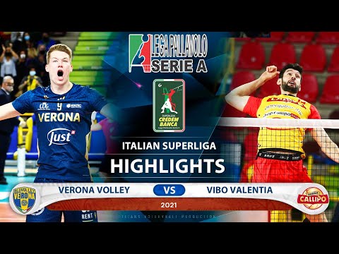 Verona Volley  vs Tonno Callipo Calabria Vibo Valentia | Highlights | Italian Superliga | HD