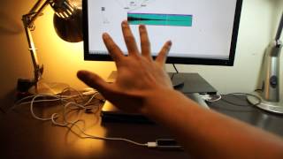 Finger motion-activated Granular Synthesizer